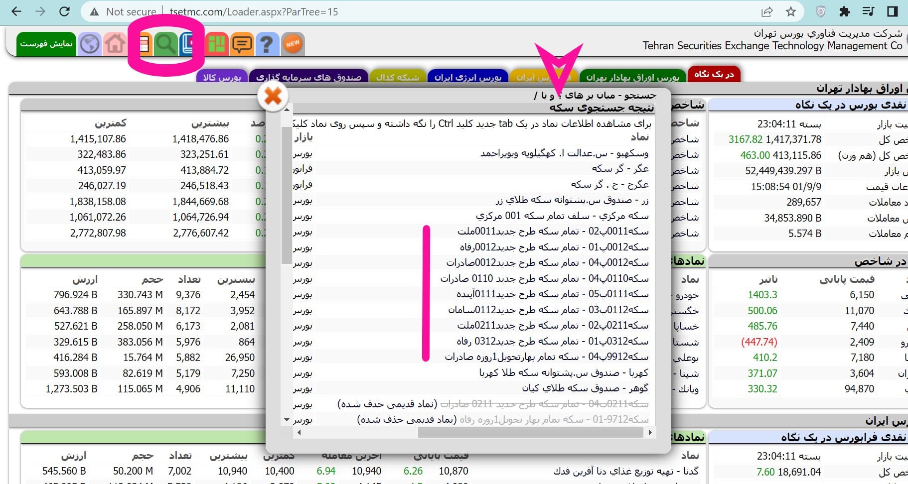 سایت فرایند خرید سکه در بورس